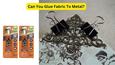 sewing fabric to metal|fabric glue to metal.